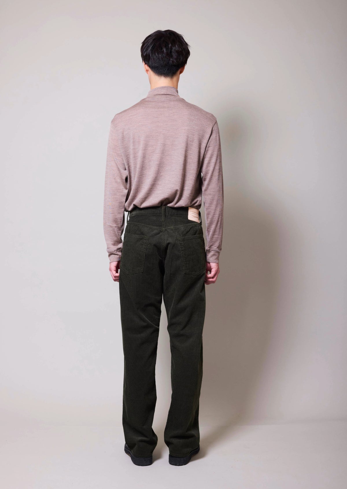 CORDUROY PANTS OLIVE 8023-1407