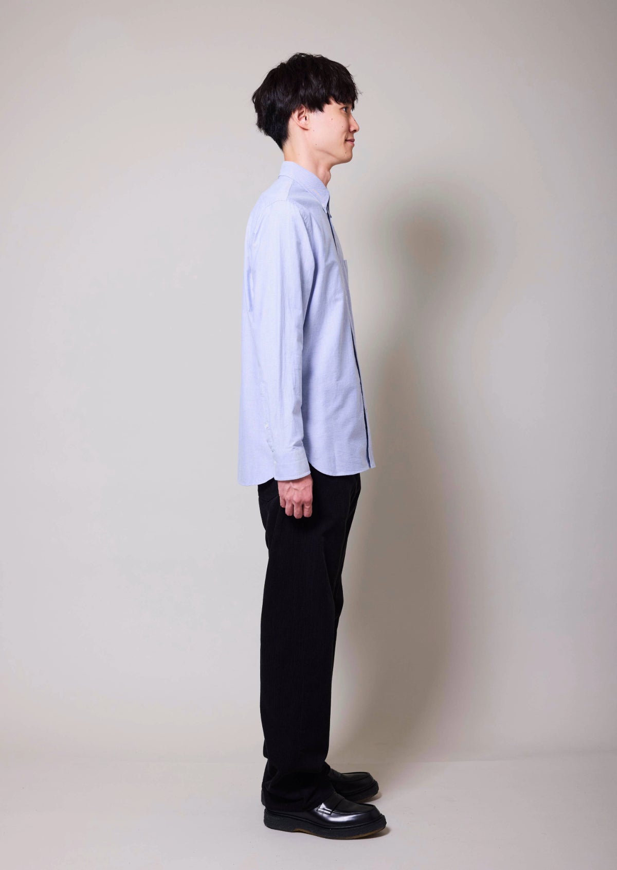 OX FORD BUTTON DOWN SHIRTS BLUE 8061-1101