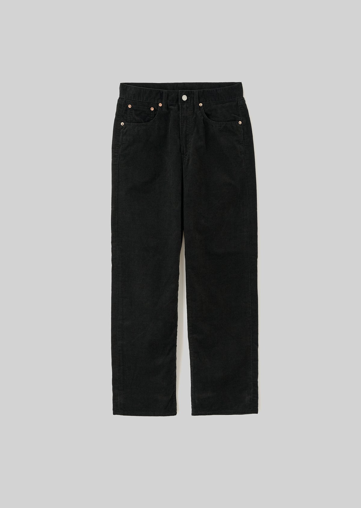 CORDUROY PANTS BLACK 8023-1407