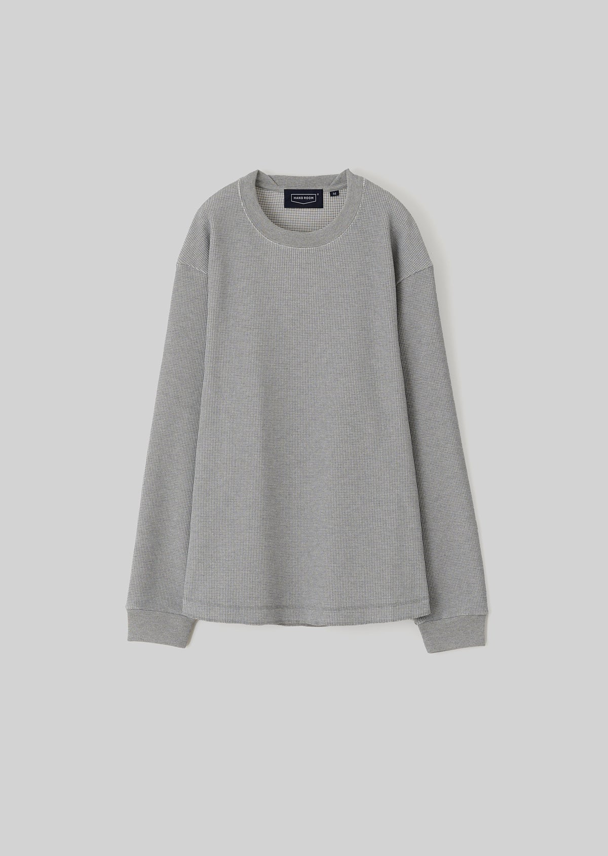 WAFFLE LONG TSHIRT GRAY 8033-1201