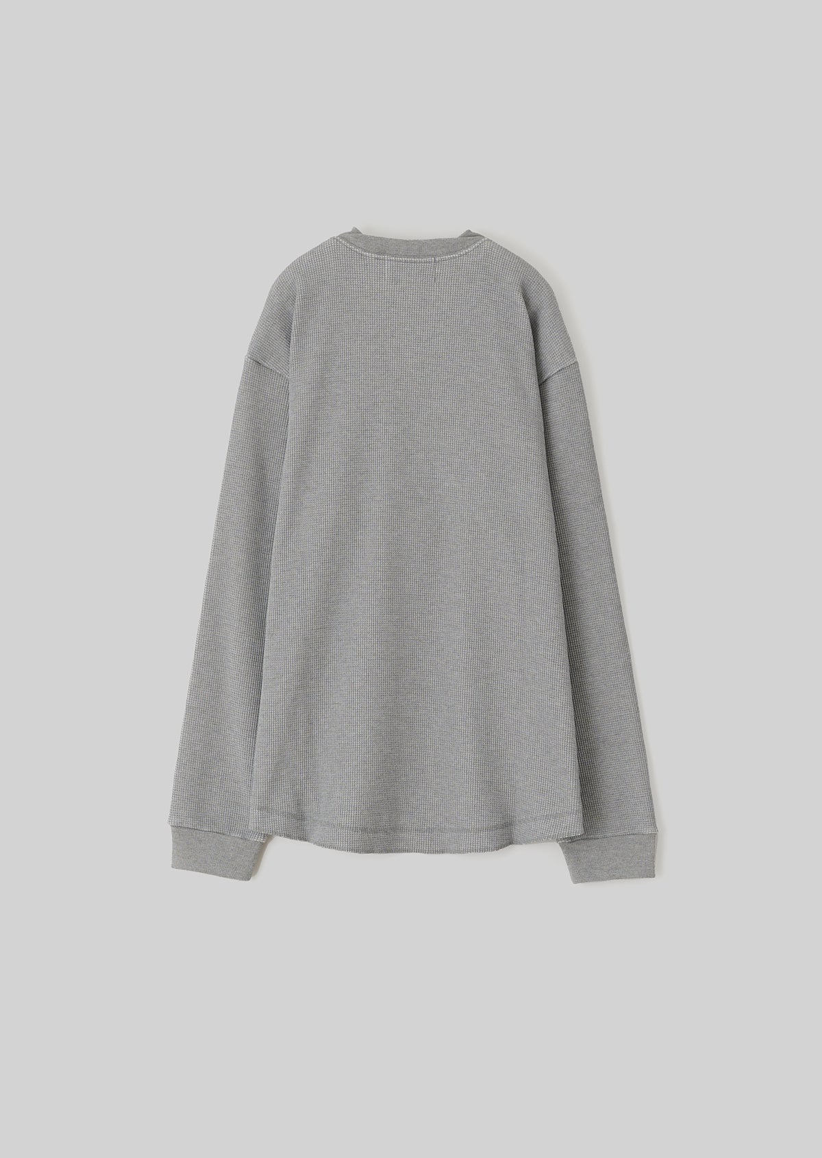 WAFFLE LONG TSHIRT GRAY 8033-1201