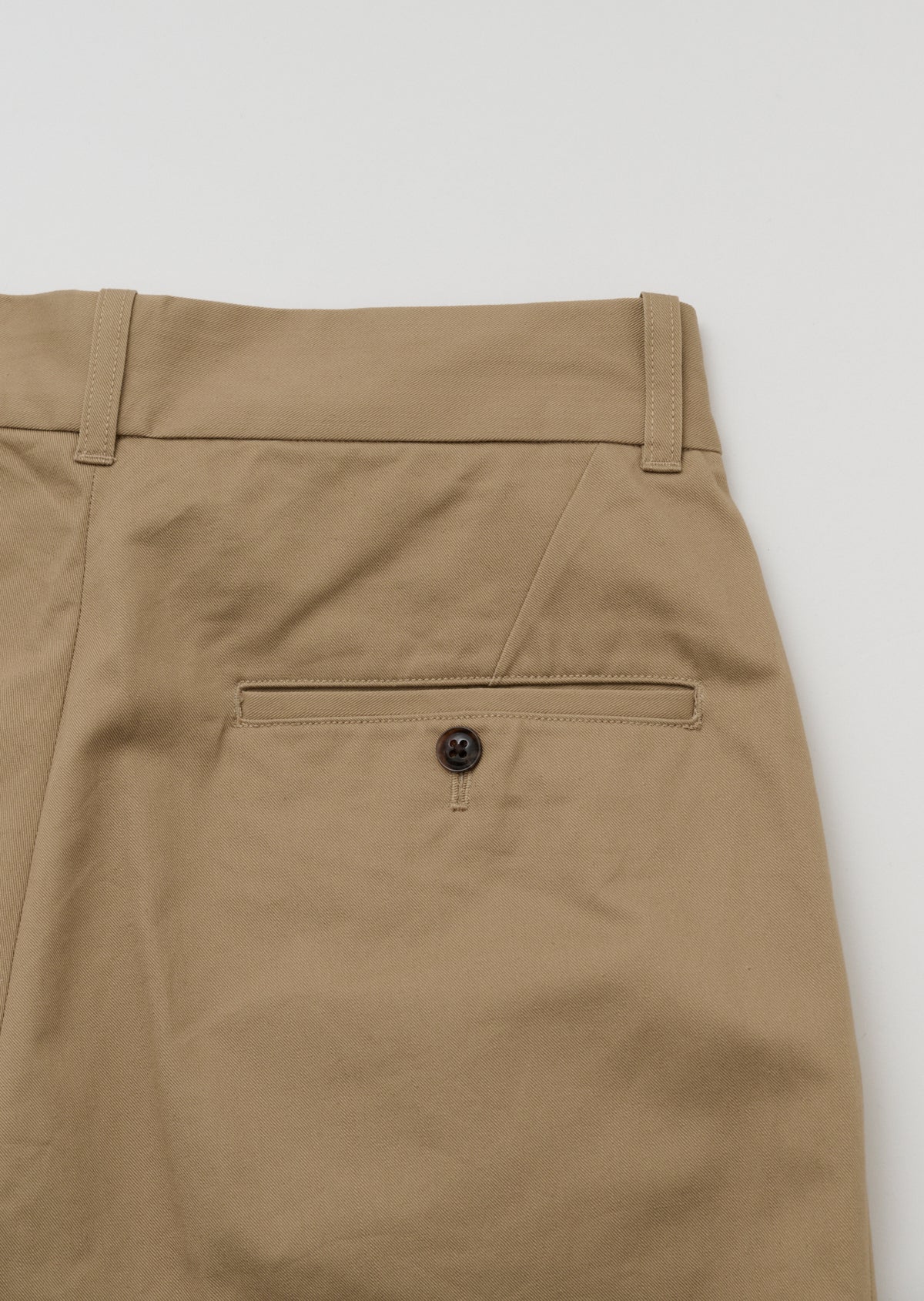 2TUCK CHINO PANTS BEIGE　8041-1403