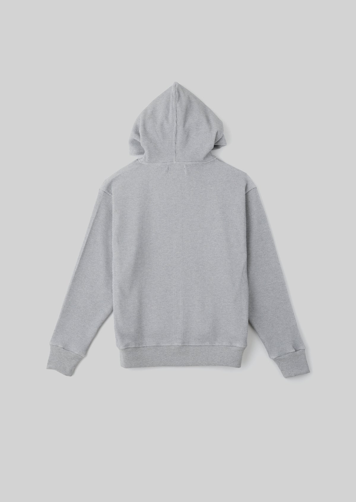 WAFFLE ZIP PARKA GRAY 8043-1203