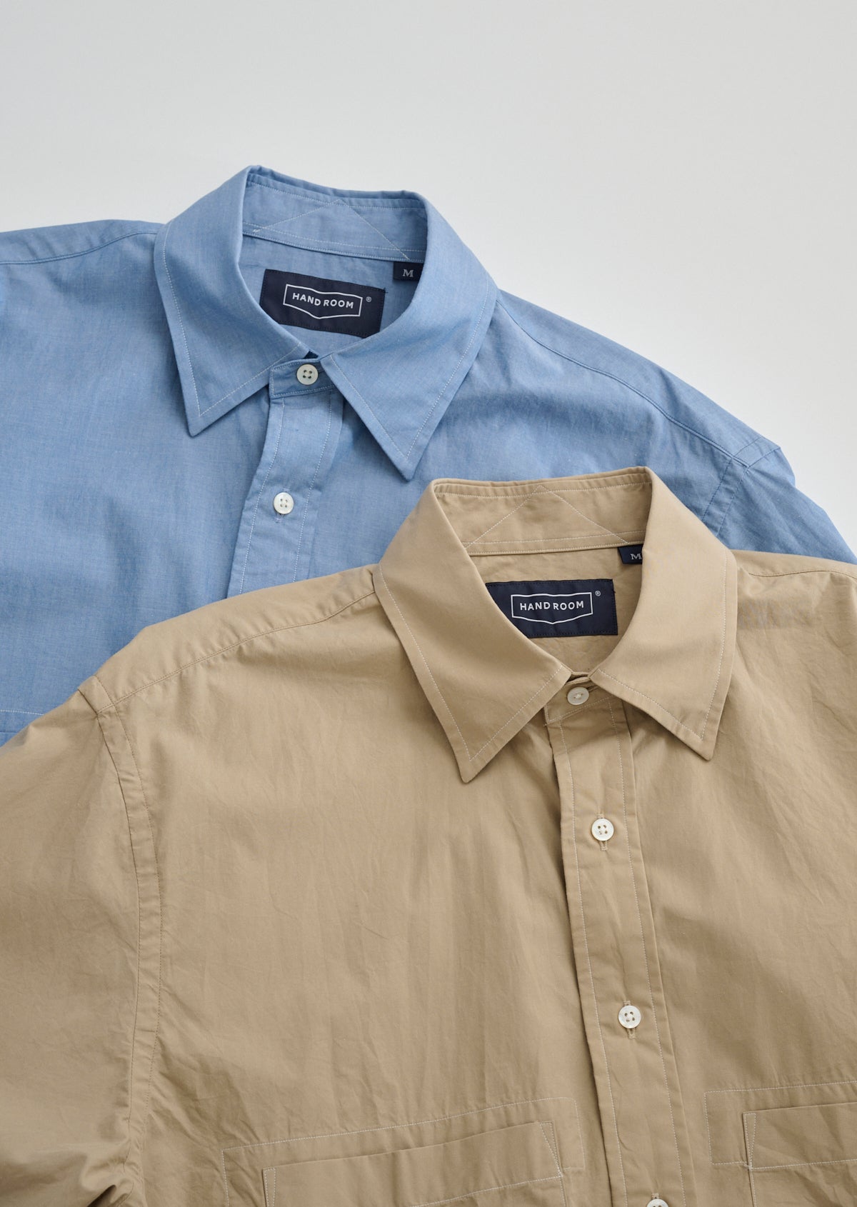 WHITE STITCHED SHIRTS BLUE 8051-1105