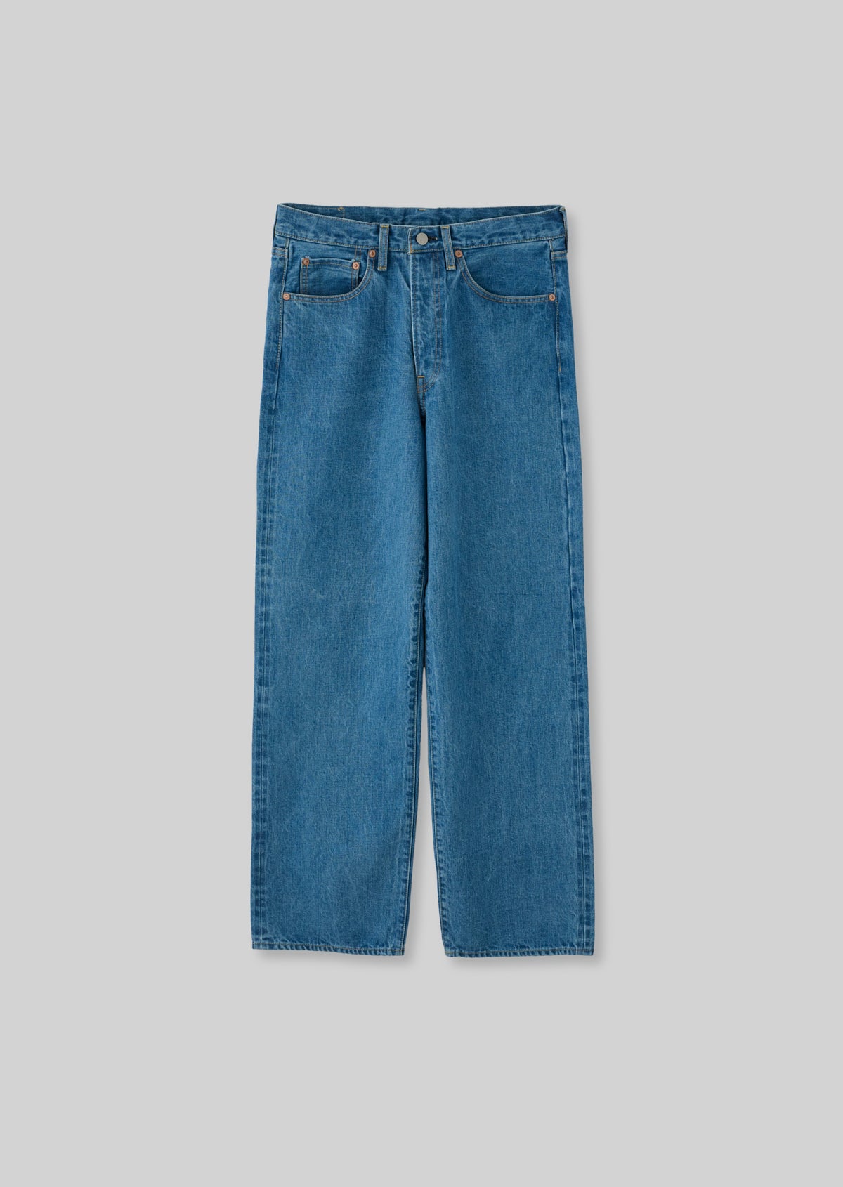 BAGGY FIT 5POKET JEANS BIO FADE MIDIUM INDIGO 74 8051-1407