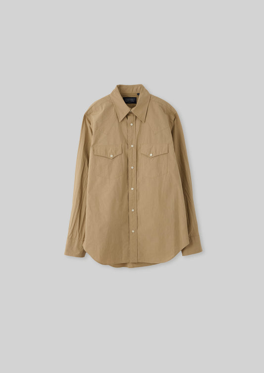 WESTERN SHIRTS TYPEWRITER BEIGE 8053-1103