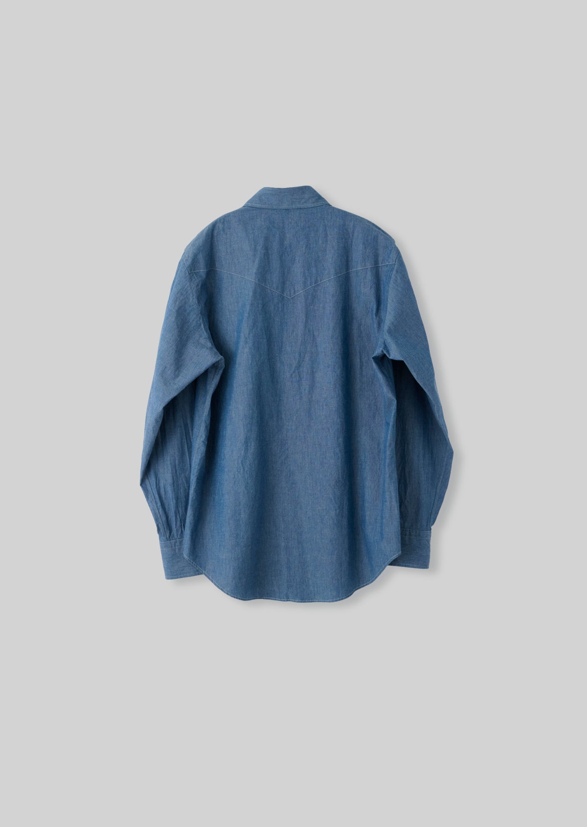 WESTERN SHIRTS CHAMBRAY SAX 8053-1104