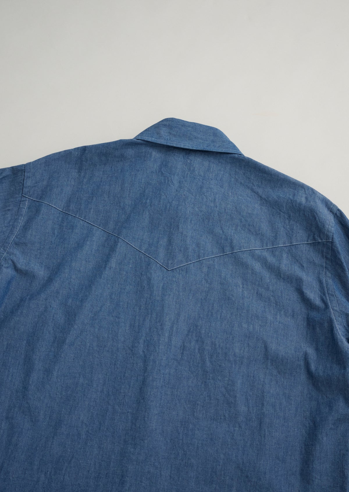 WESTERN SHIRTS CHAMBRAY SAX 8053-1104