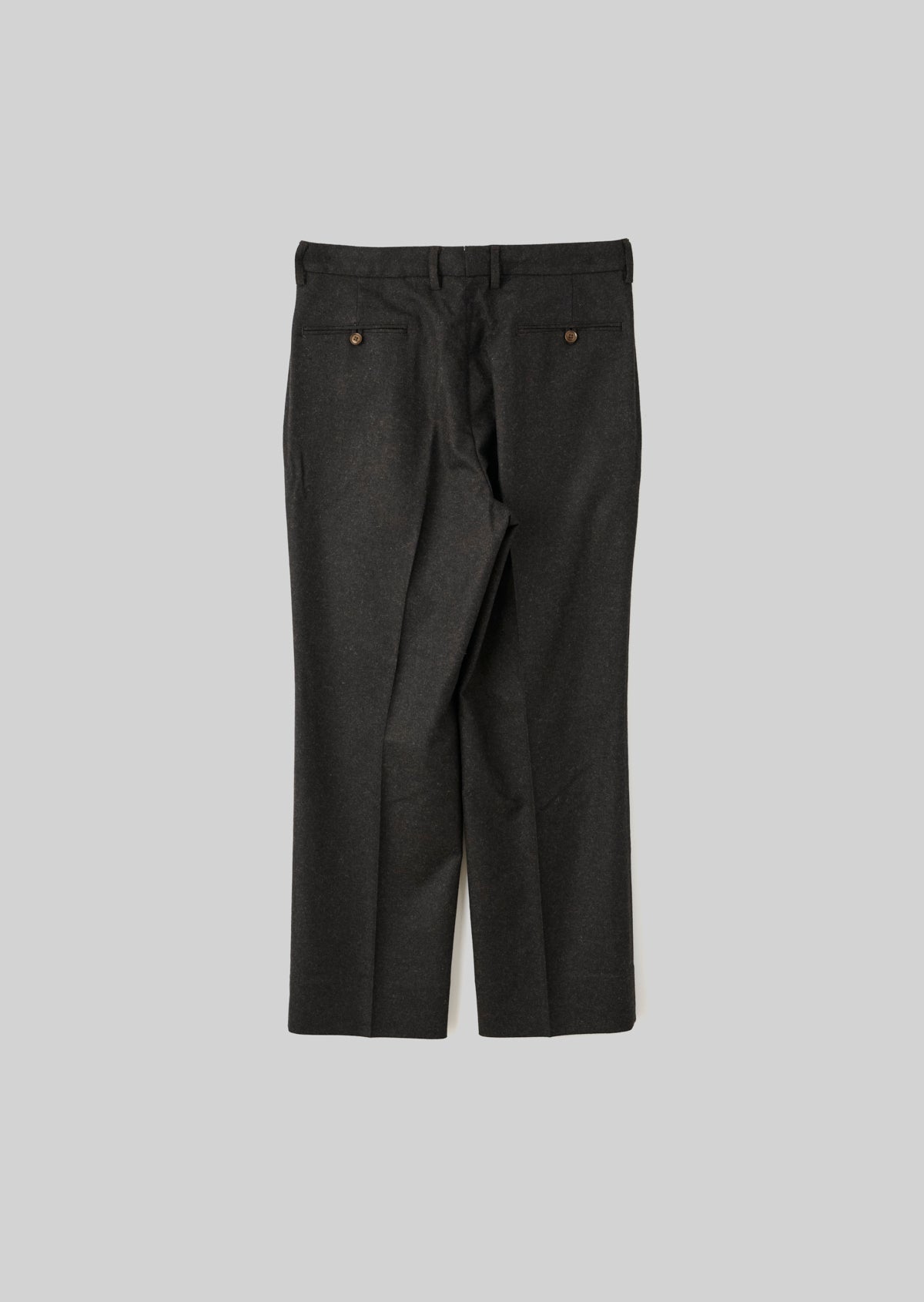 2TUCK DRESS WOOL PANTS BROWN 8053-1402