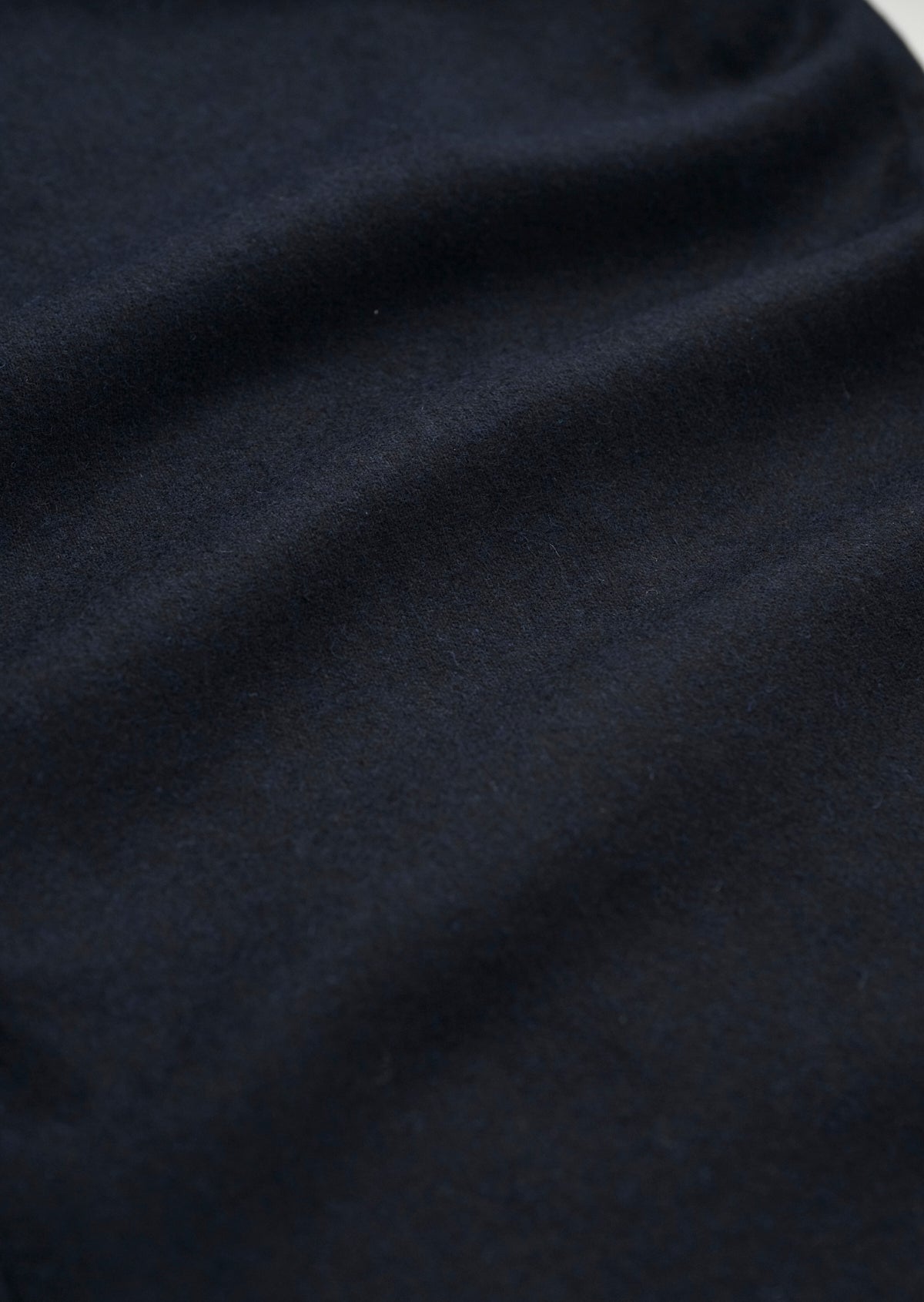 2TUCK DRESS WOOL PANTS NAVY 8053-1402