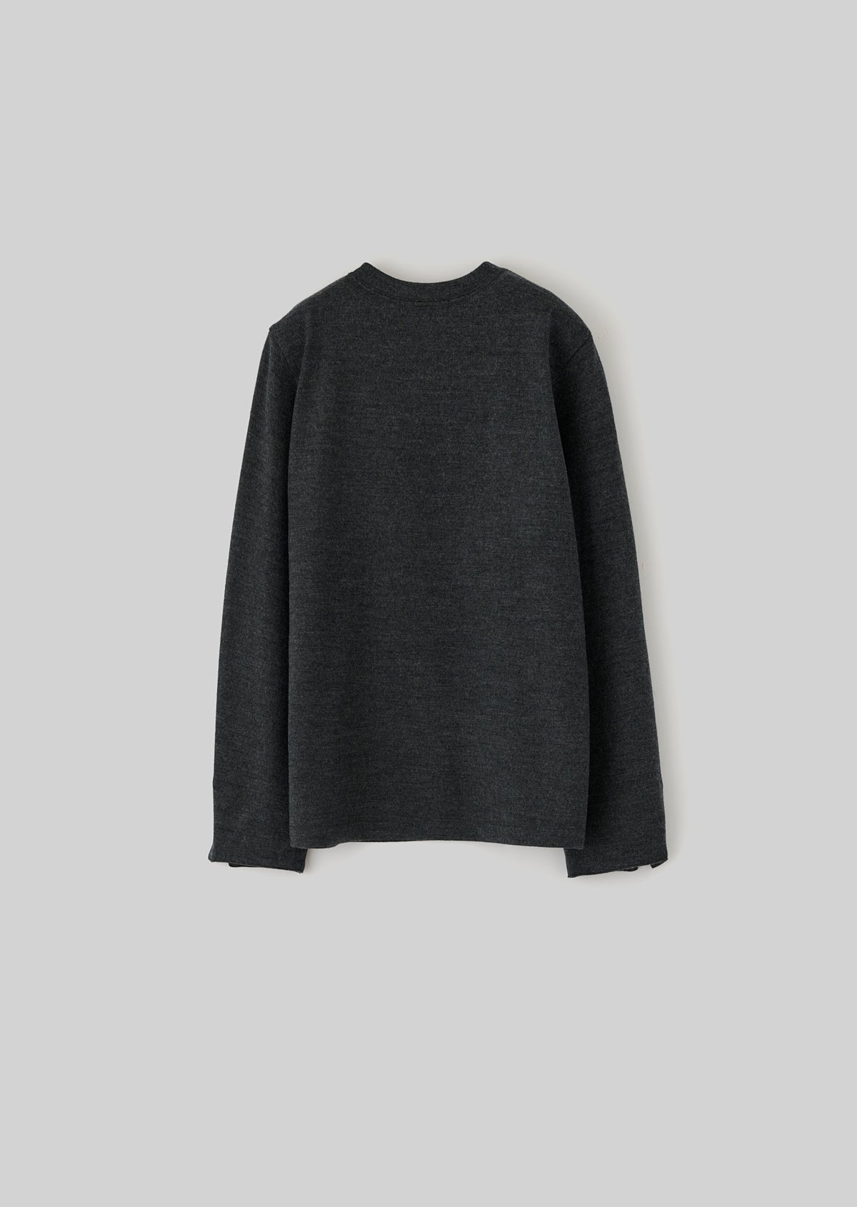 CREW NECK CUT SEW CHARCOAL　8233-1204