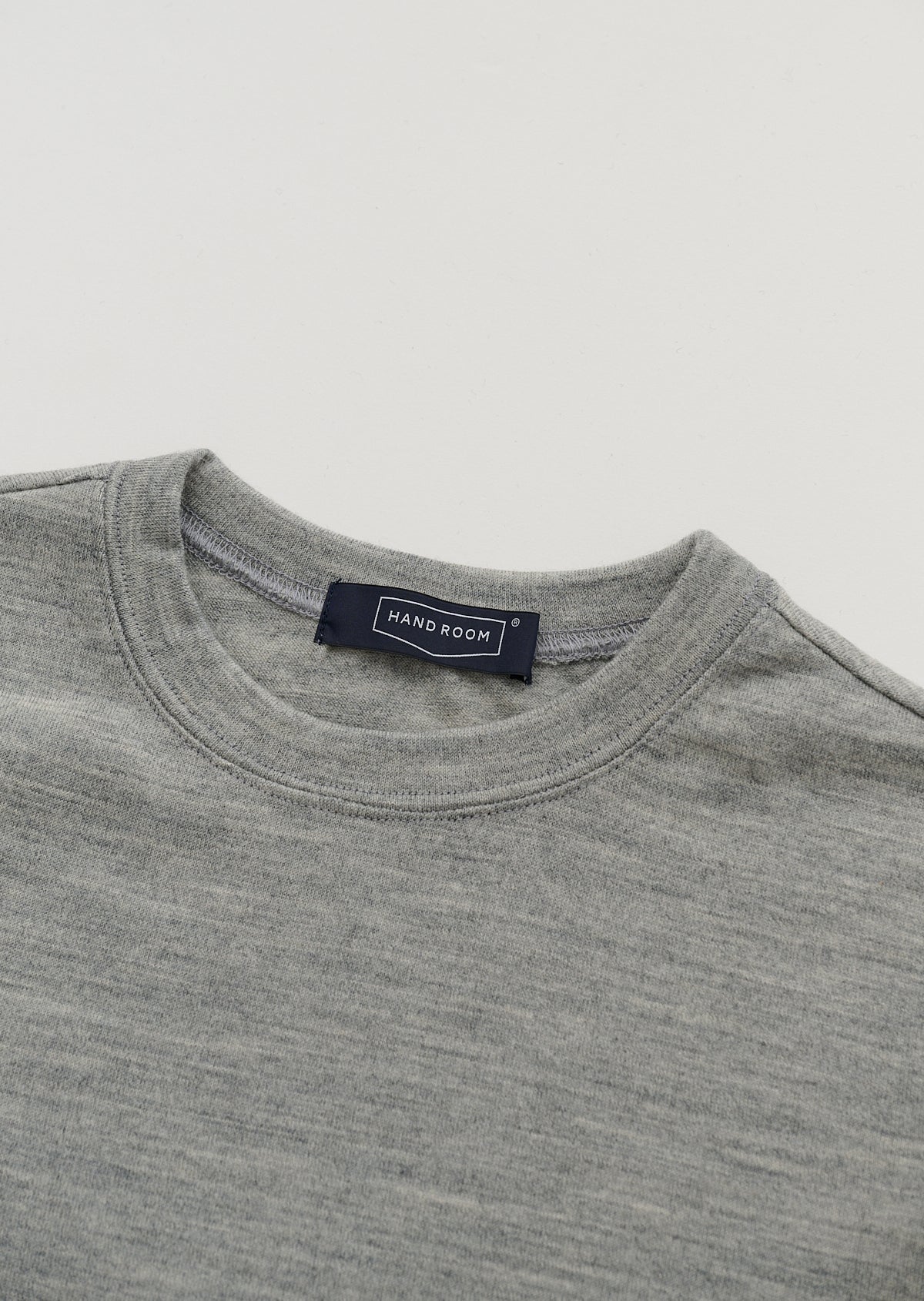 CREW NECK CUT SEW LIGHT GRAY　8233-1204