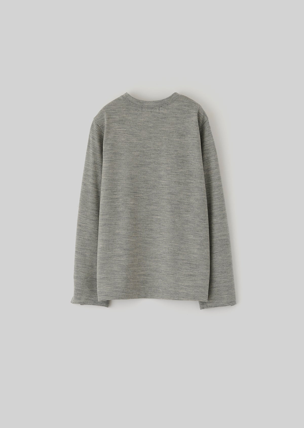 CREW NECK CUT SEW LIGHT GRAY　8233-1204