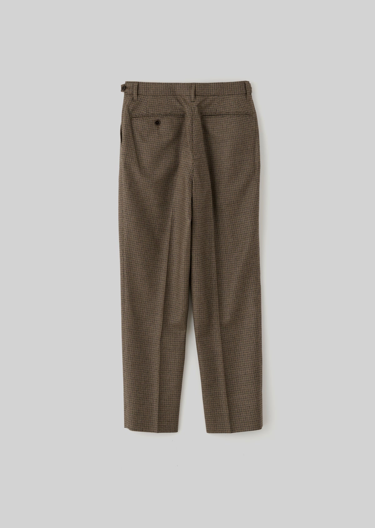 STRETCH FLANNEL TROUSERS BROWN 8233-1403