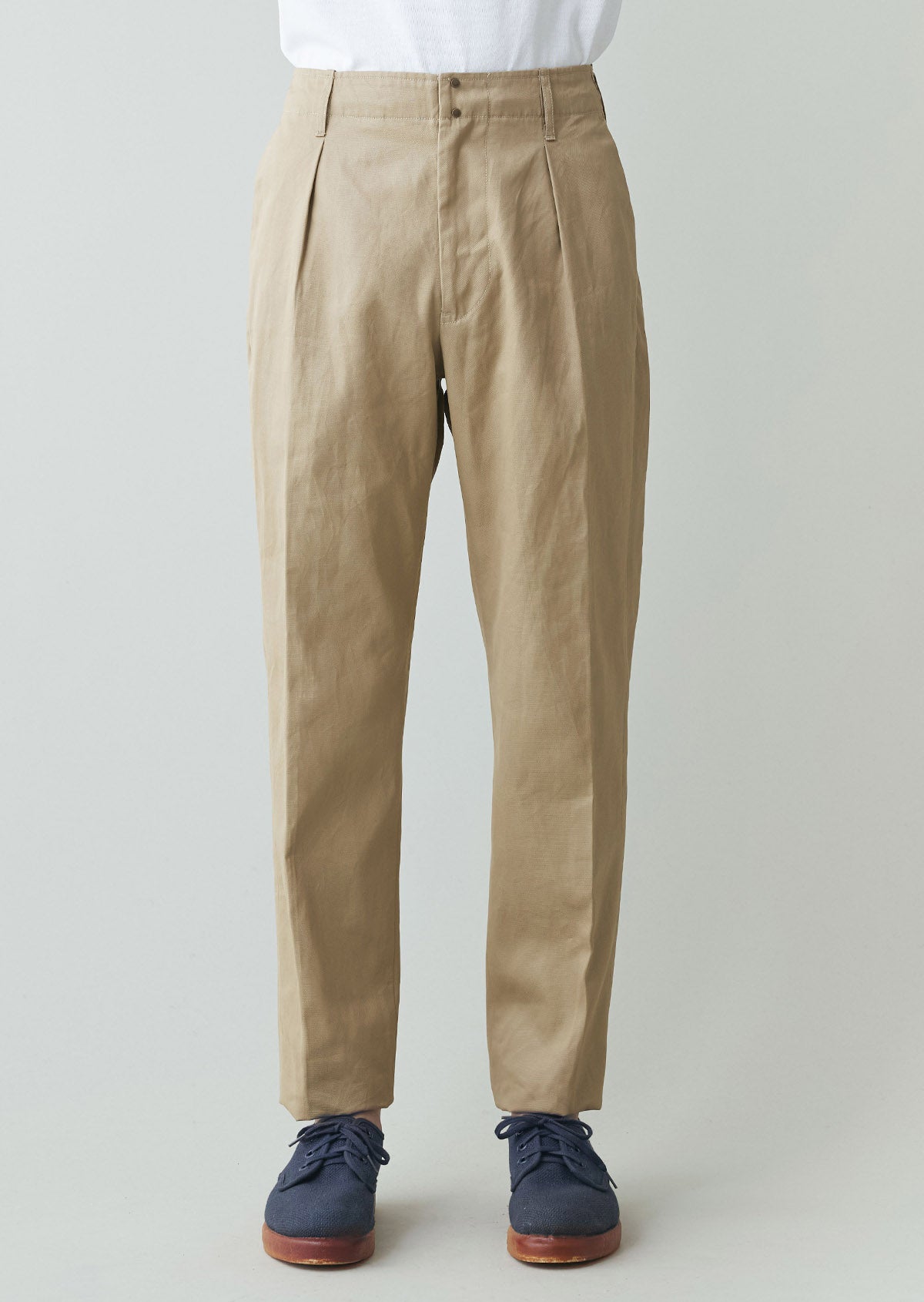 CHINO TROUSERS BEIGE　8011-1404