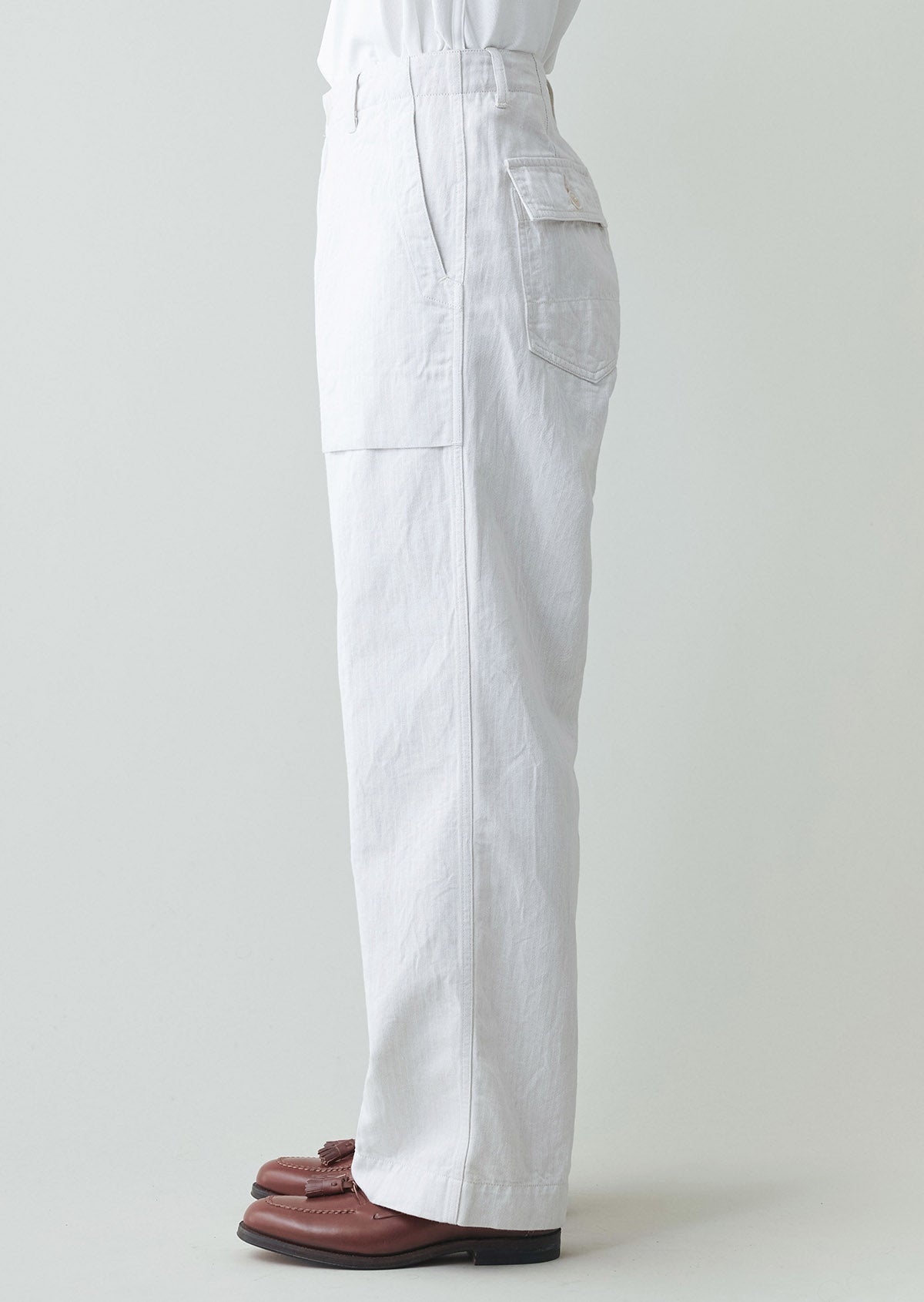 BAKER PANTS OFF WHITE　8011-1403