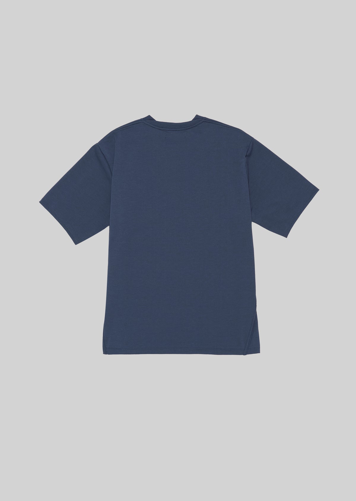 POLYESTER COTTON FEEL T-SHIRT CHARCOAL GRAY　8001-1702