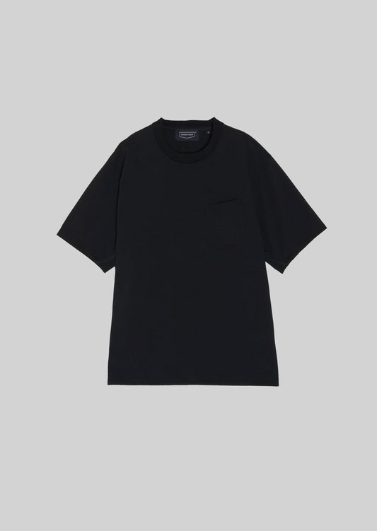 POLYESTER COTTON FEEL T-SHIRT BLACK 8001-1702