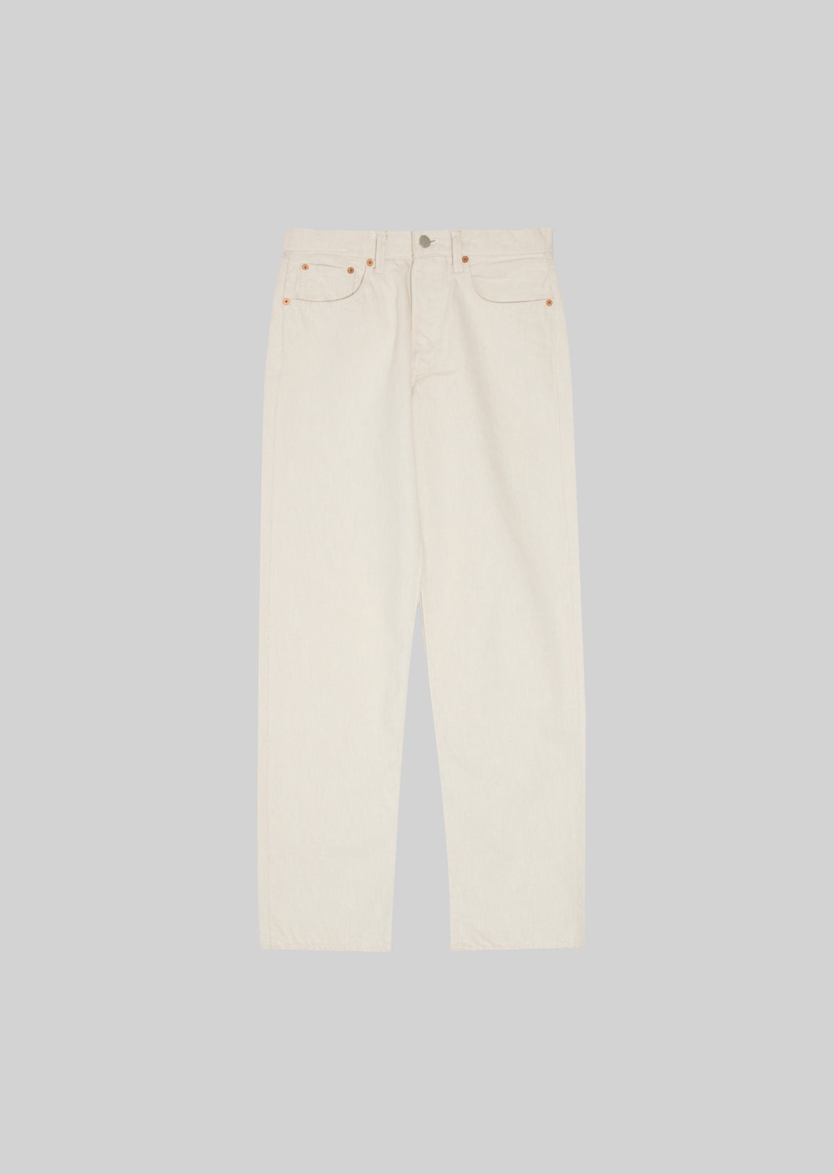 WIDE FIT 5 POCKET JEANS WHITE 8021-1403