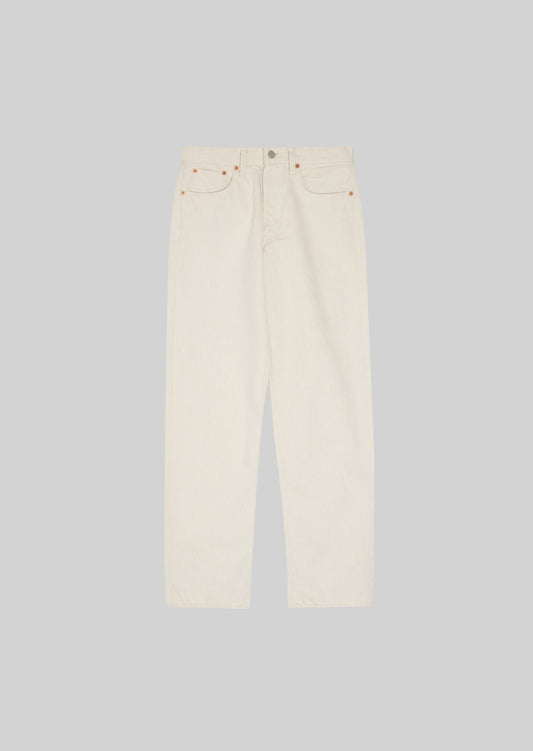 WIDE FIT 5 POCKET JEANS WHITE 8021-1403