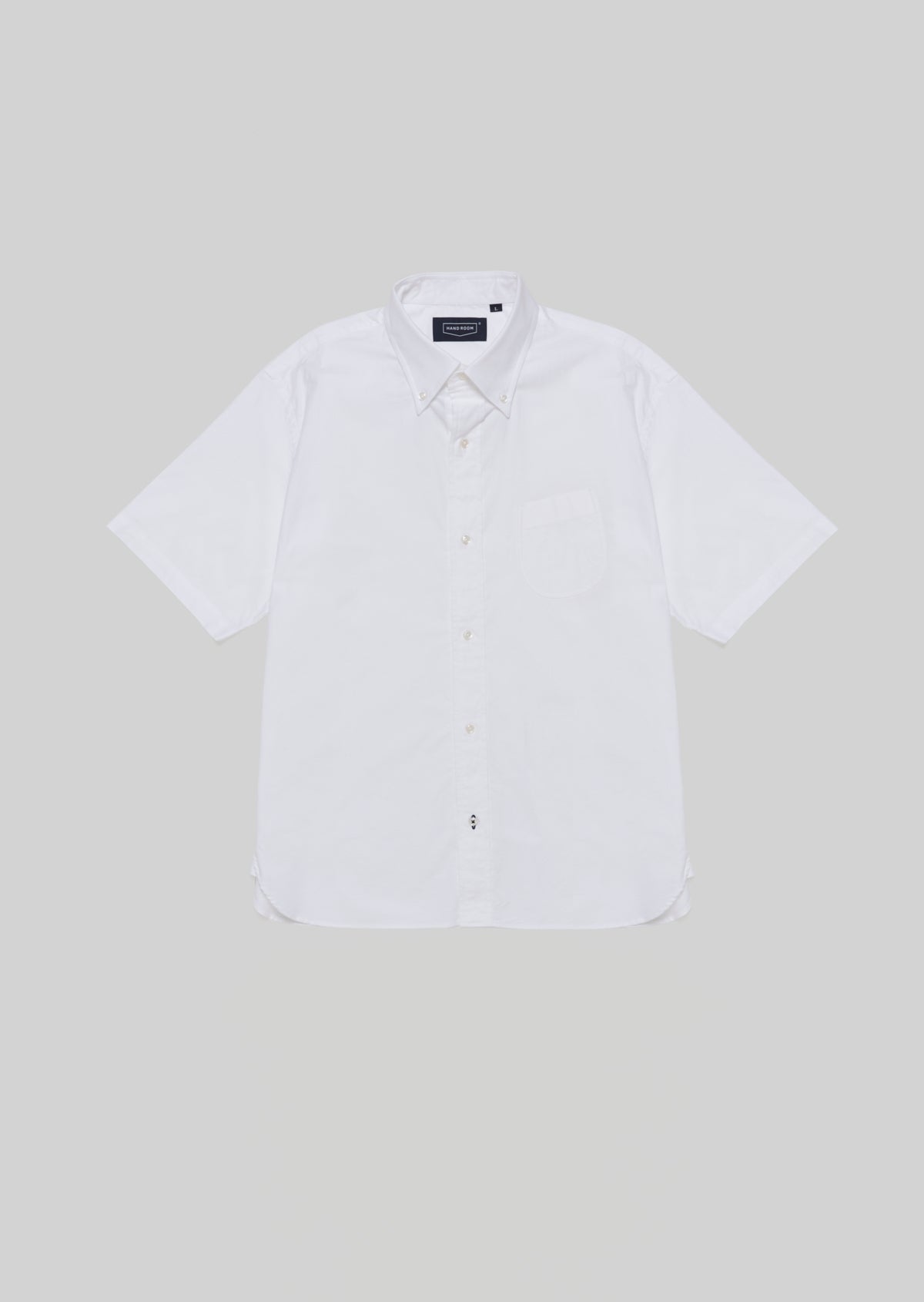 OX FORD BUTTON DOWN SHORT SLEEVE SHIRTS WHITE　8031-1603