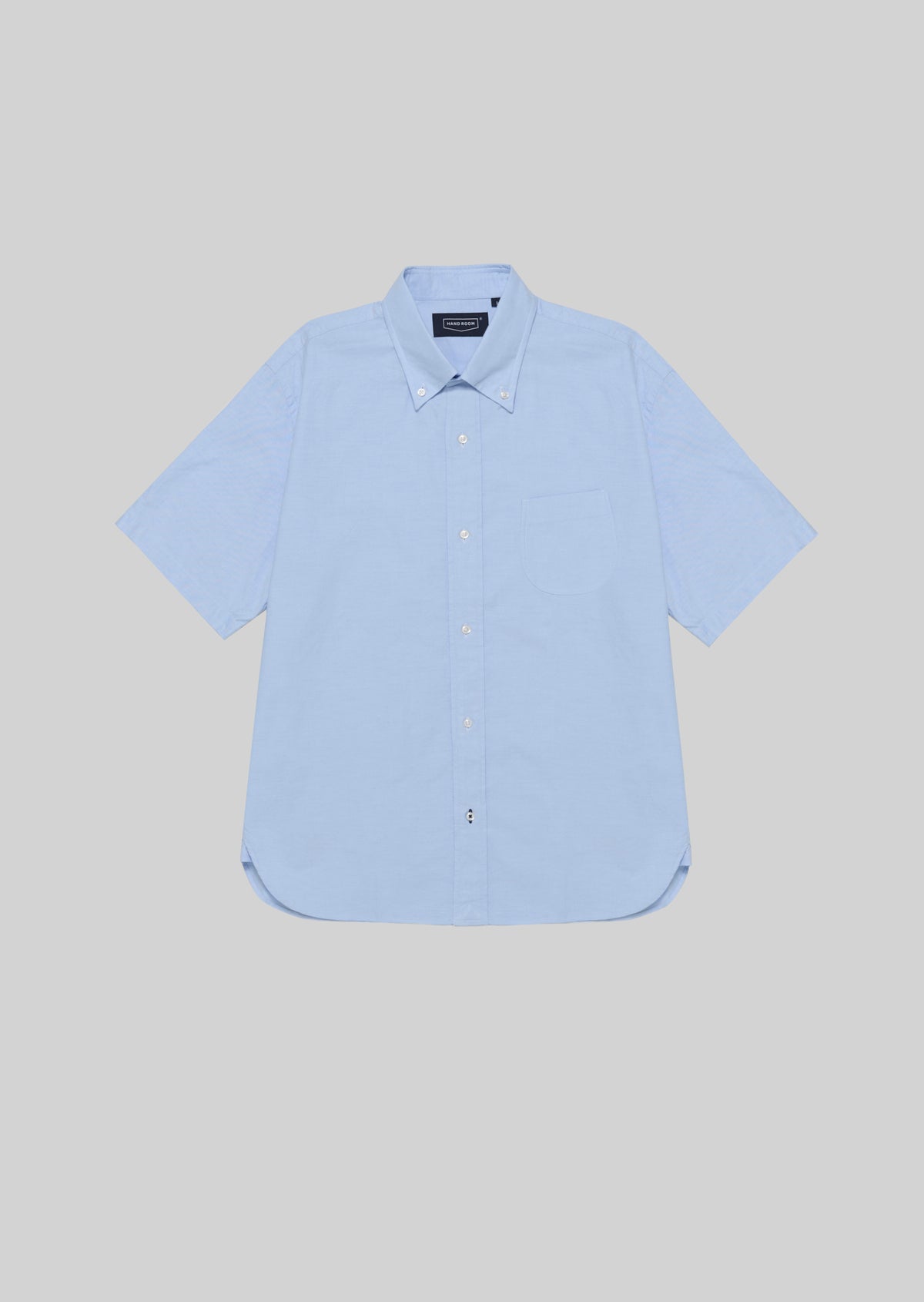OX FORD BUTTON DOWN SHORT SLEEVE SHIRTS BLUE 8031-1603