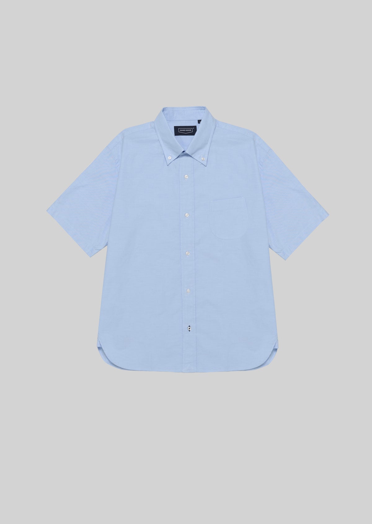 OX FORD BUTTON DOWN SHORT SLEEVE SHIRTS BLUE　8031-1603