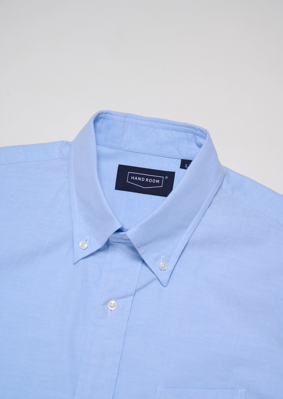 OX FORD BUTTON DOWN SHORT SLEEVE SHIRTS BLUE　8031-1603