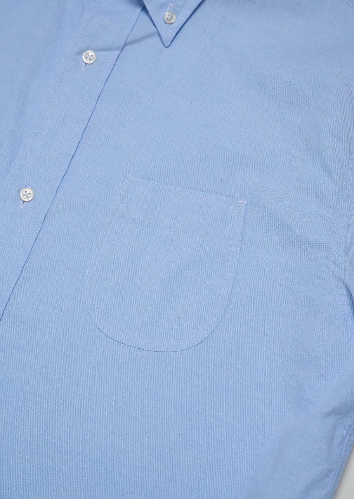 OX FORD BUTTON DOWN SHORT SLEEVE SHIRTS BLUE 8031-1603