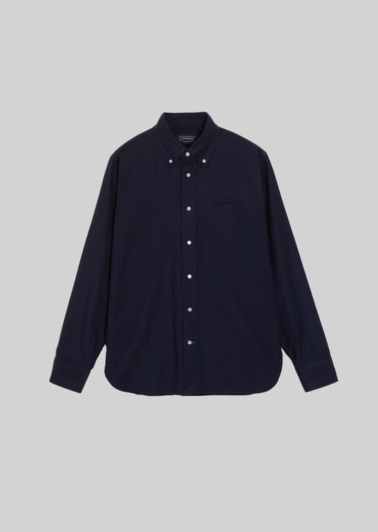 OX FORD BUTTON DOWN SHIRTS NAVY 8061-1101
