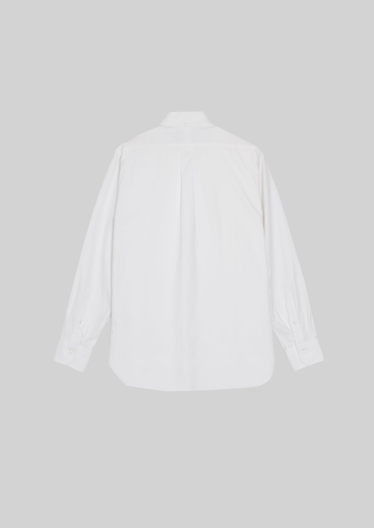 OX FORD BUTTON DOWN SHIRTS WHITE　8061-1101