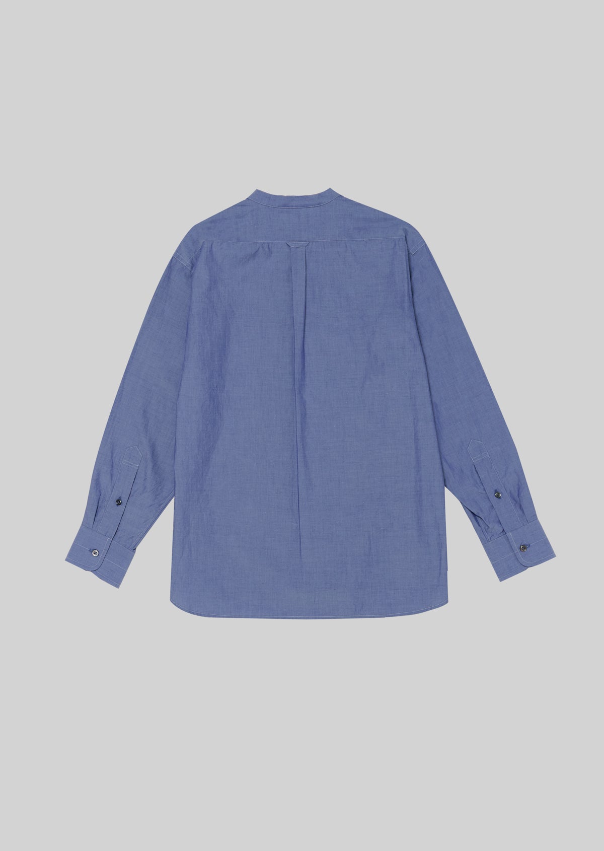 BAND COLLAR SHIRT BLUE 8203-1102