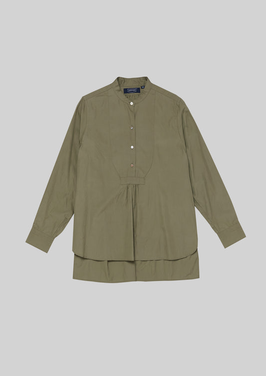120/2 BROAD CLASSIC FRONT SHIRT KHAKI 8211-1101