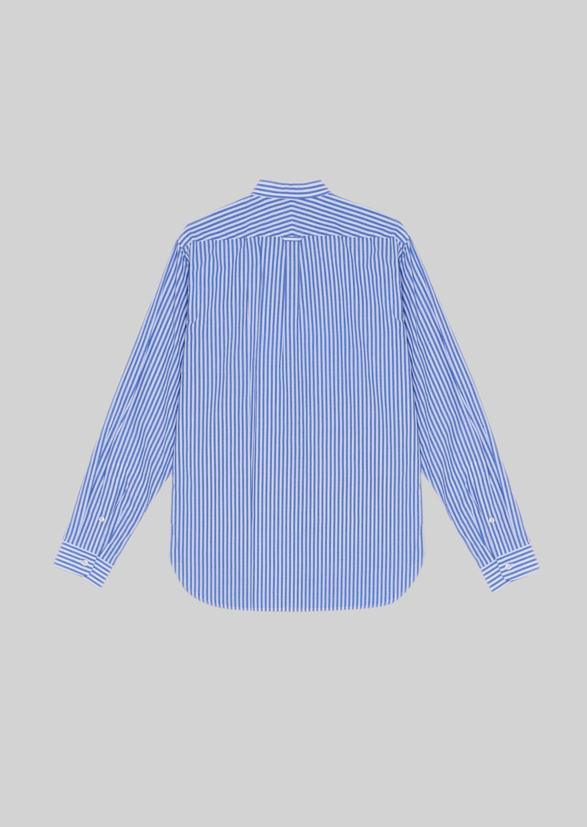 STRIPE STAND COLLAR SHIRT BLUE 8211-1104