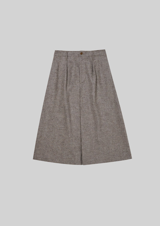 MOON TWEED LONG SKIRT BEIGE 8223-2402