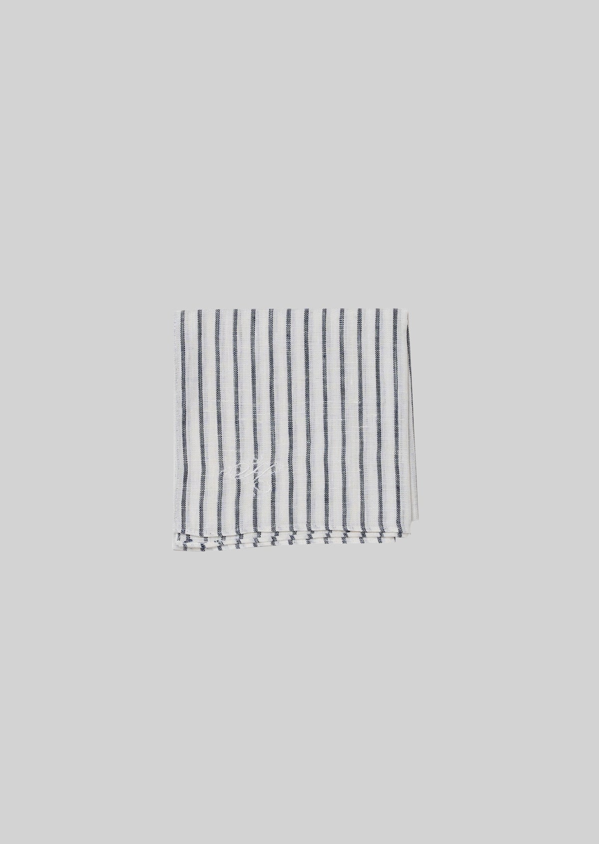HANDKERCHIEF CHARCOAL CHALK STRIPE