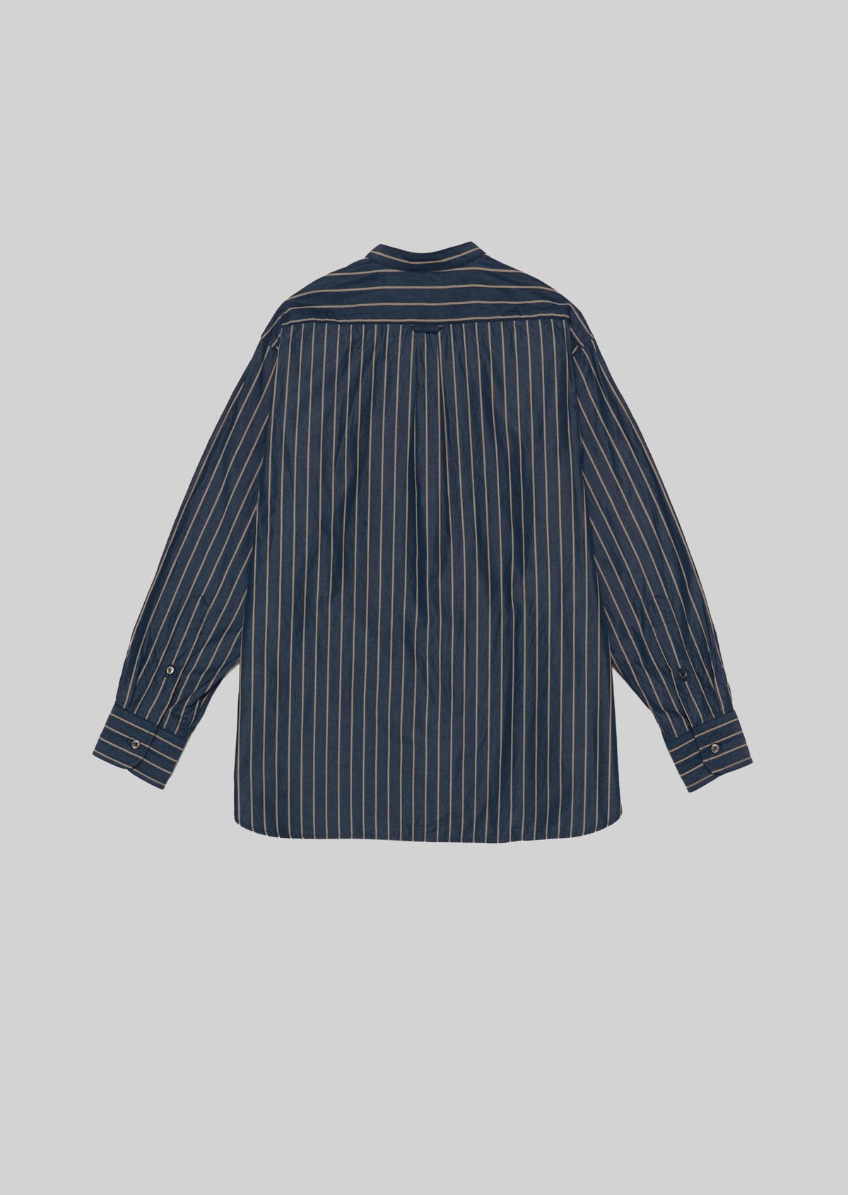 BAND COLLAR SHIRT NAVY 8231-1104