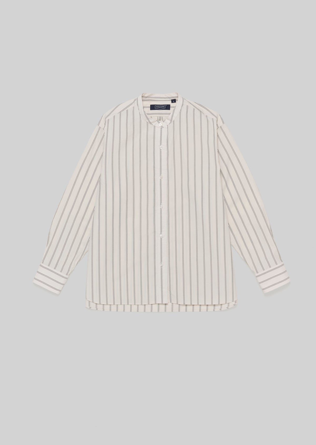 BAND COLLAR SHIRT BEIGE 8231-1104
