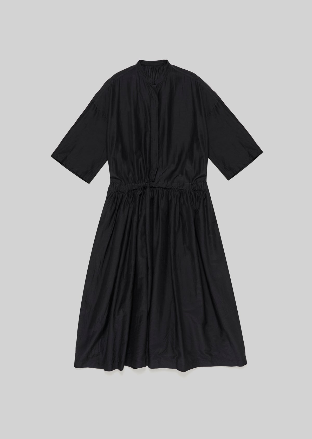 GATHER DRESS BLACK 8231-2601