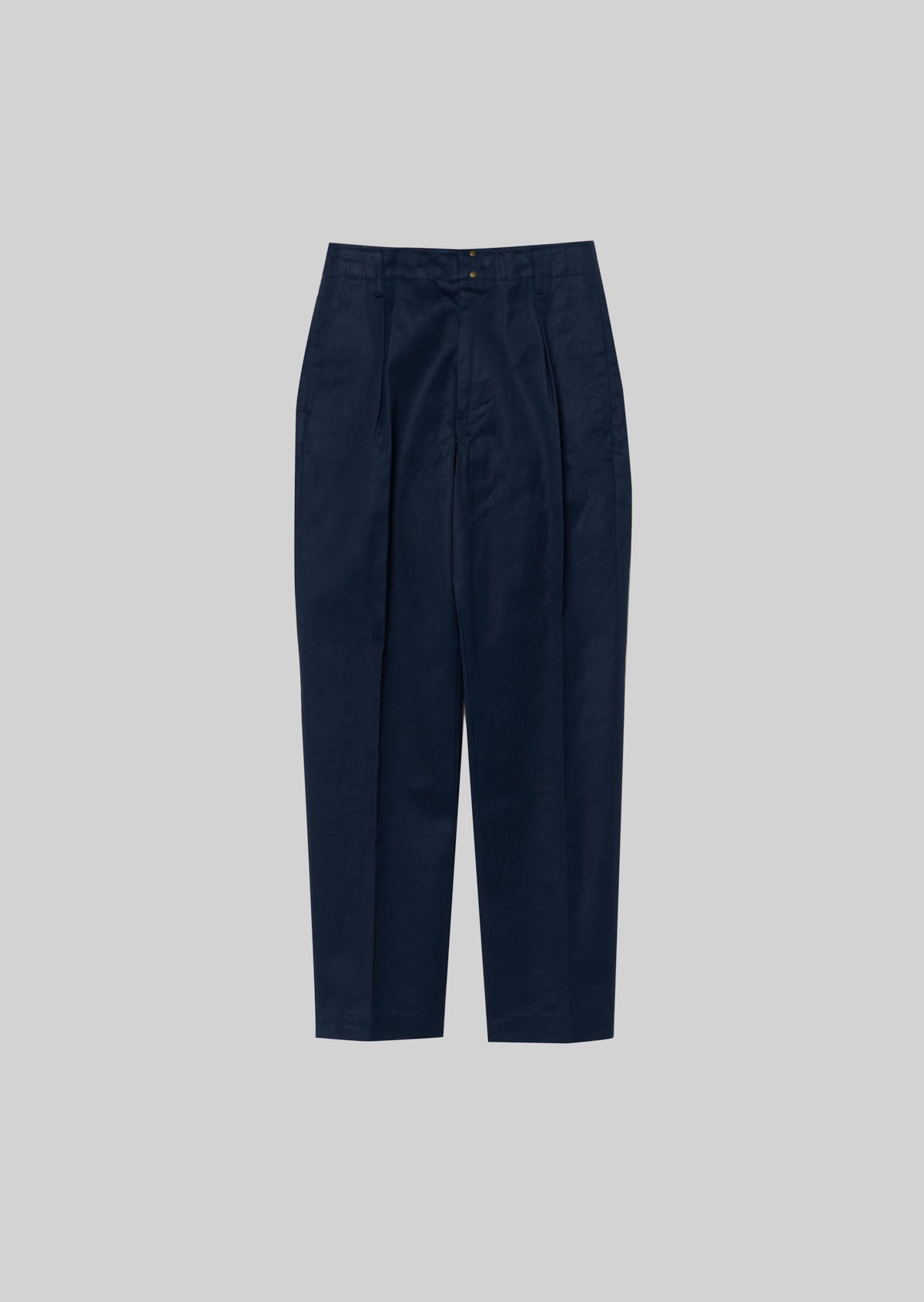 CHINO TROUSERS NAVY 8281-1400 – HANDROOM - Official Store
