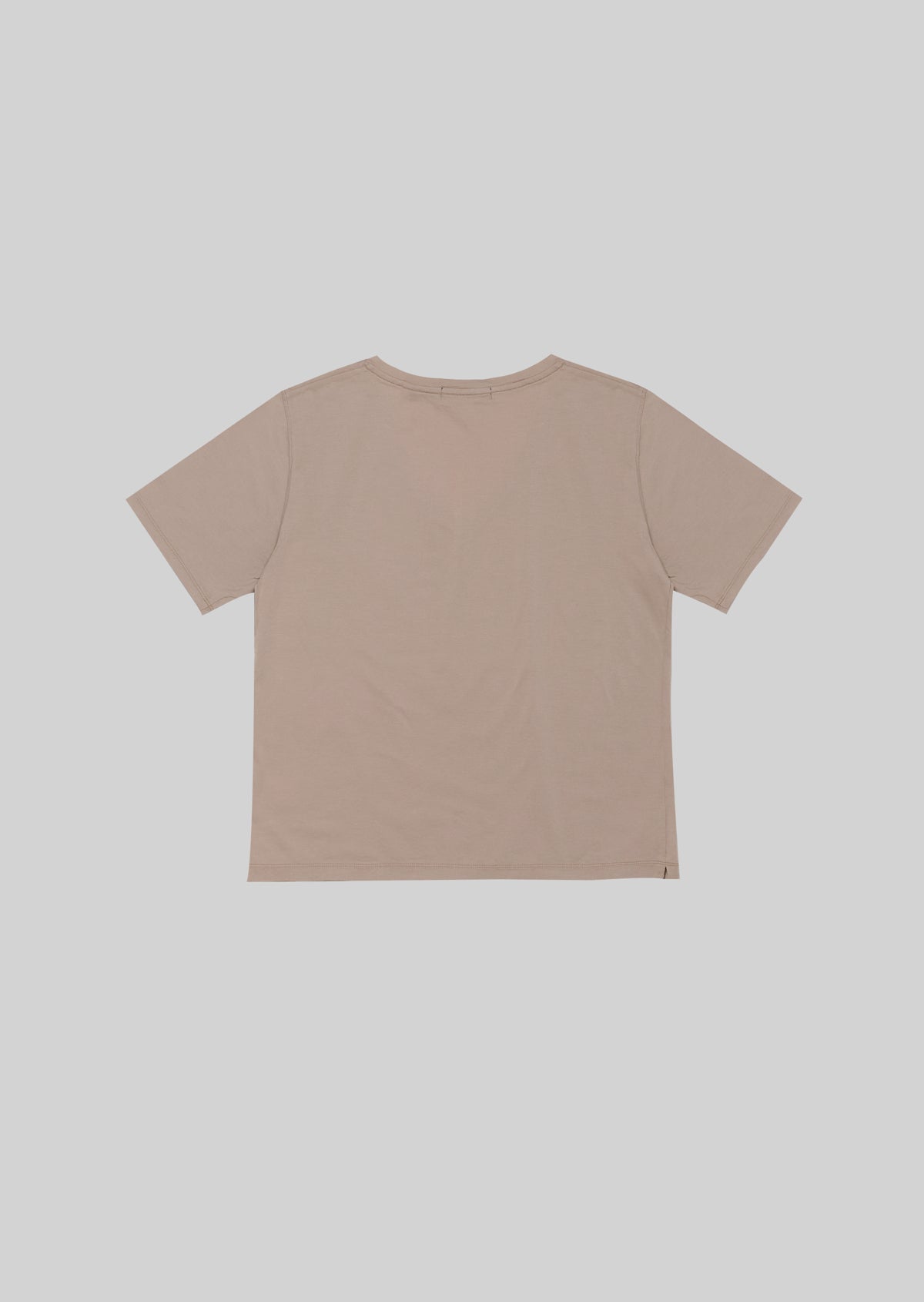 V-NECK SHORT BREATH T-SHIRT BEIGE 8291-1701