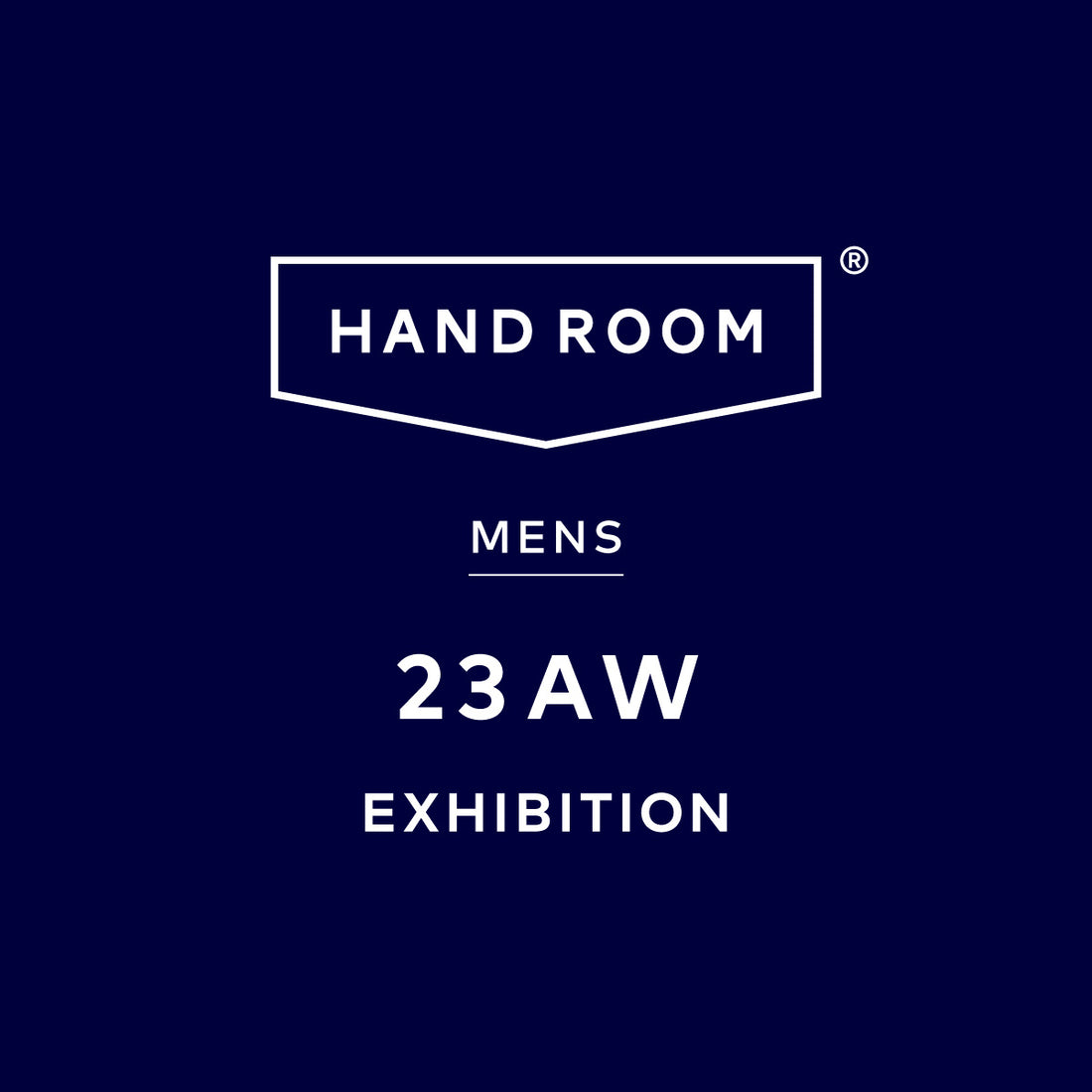 HAND ROOM 23AWの展示会を開催します。