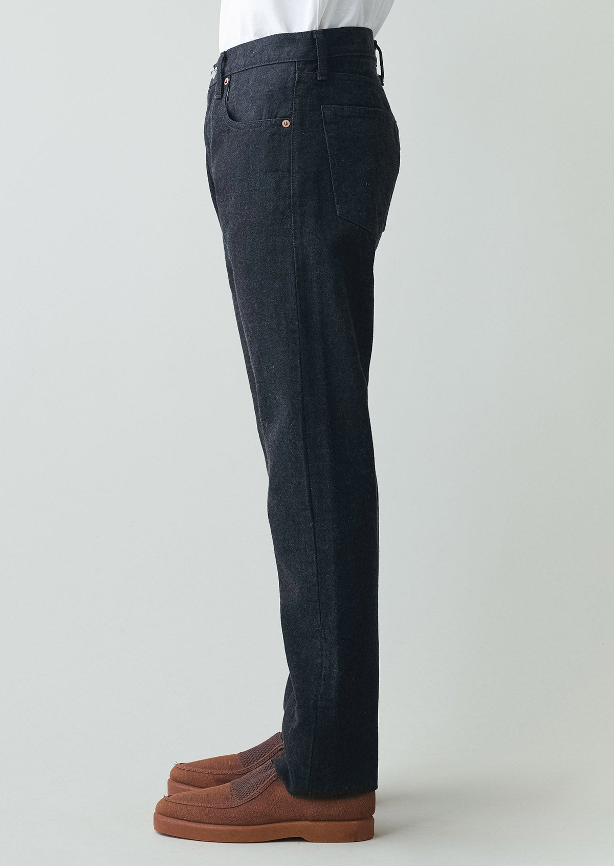 HANDROOM／ 5 Pocket Jeans Slim Fit