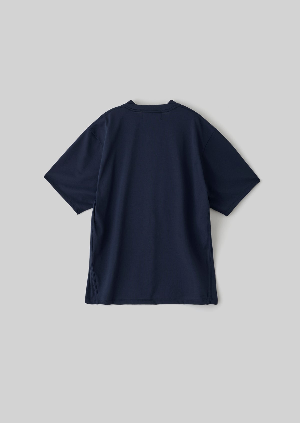 POLYESTER COTTON FEEL T-SHIRT NAVY 8001-1702