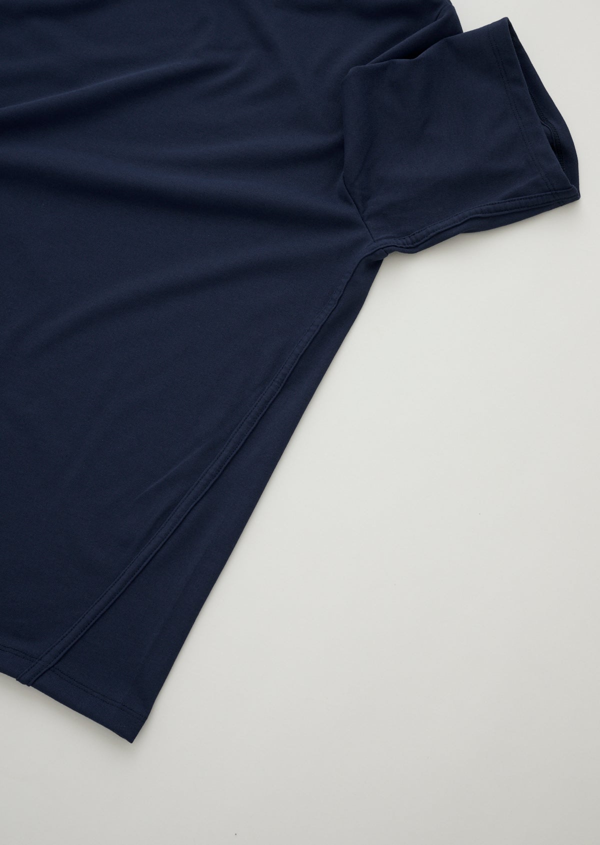 POLYESTER COTTON FEEL T-SHIRT NAVY 8001-1702