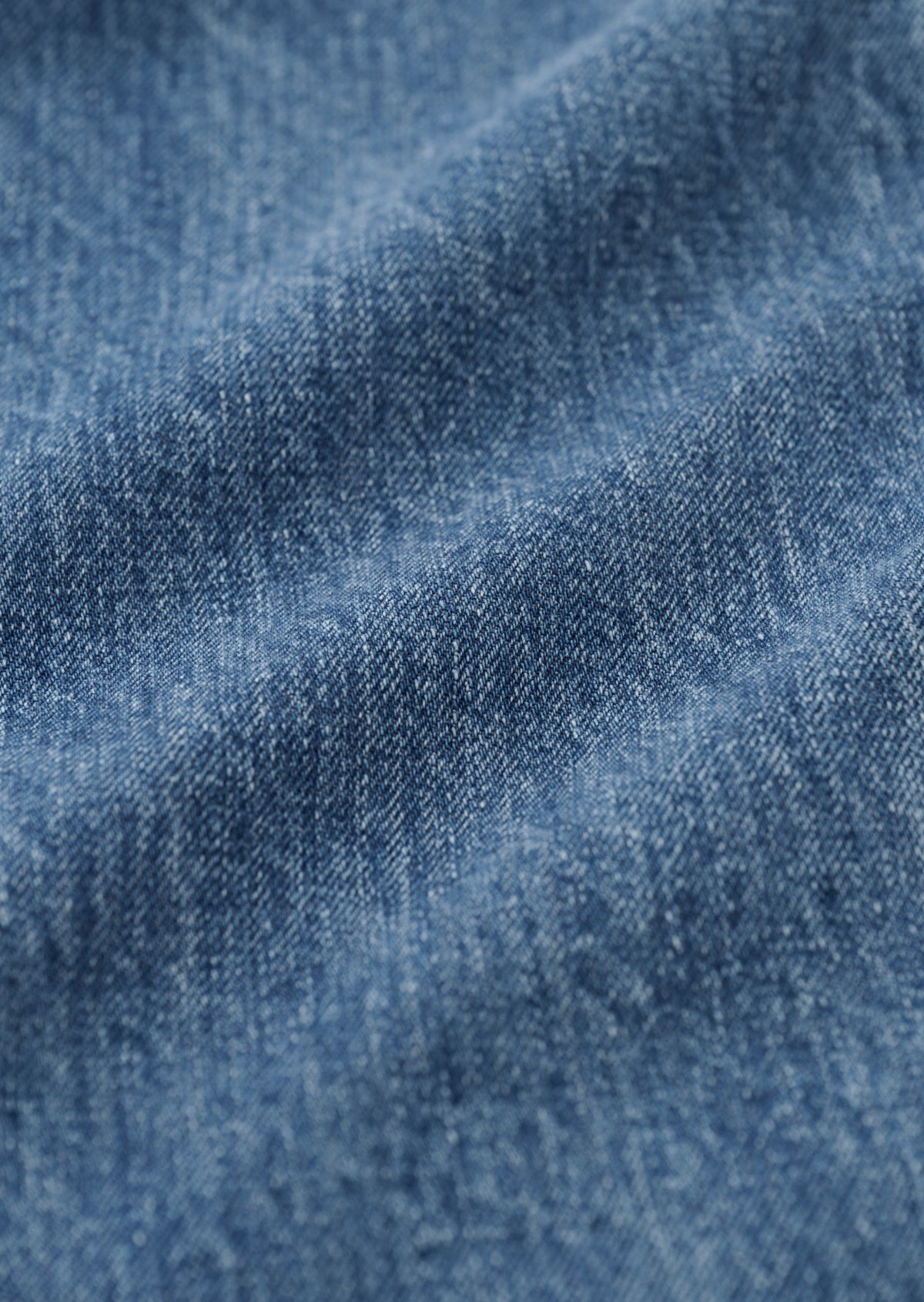 WIDE FIT 5POKET JEANS BIO FADE MIDIUM INDIGO 8021-1409