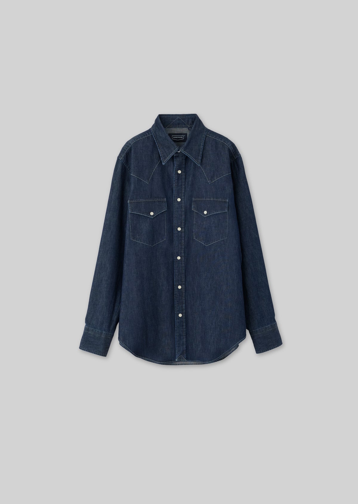 DENIM WESTERN SHIRTS  DARK INDIGO 8051-1104