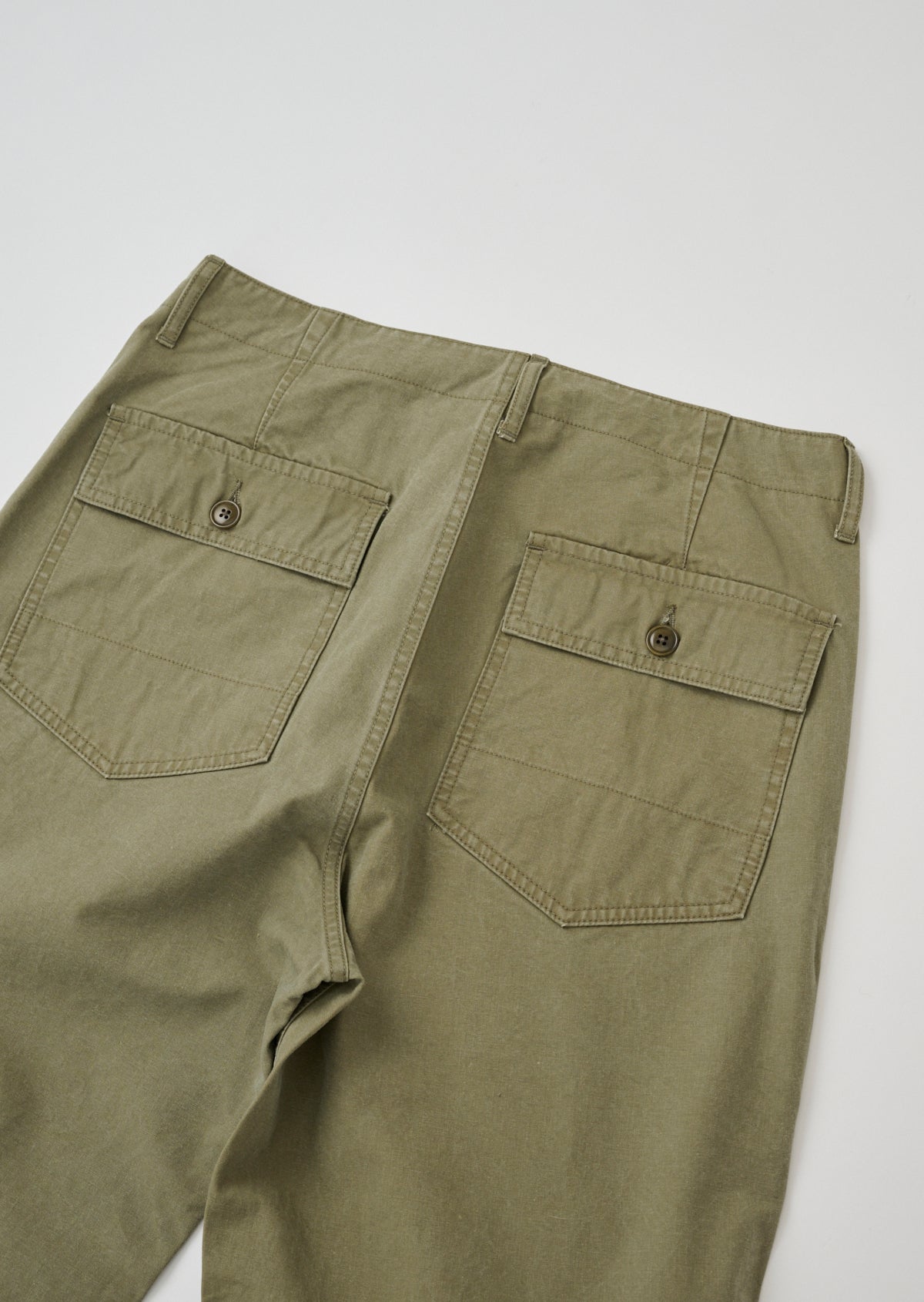MILITARY CANVAS BAKER PANTS KHAKI 8063-1411