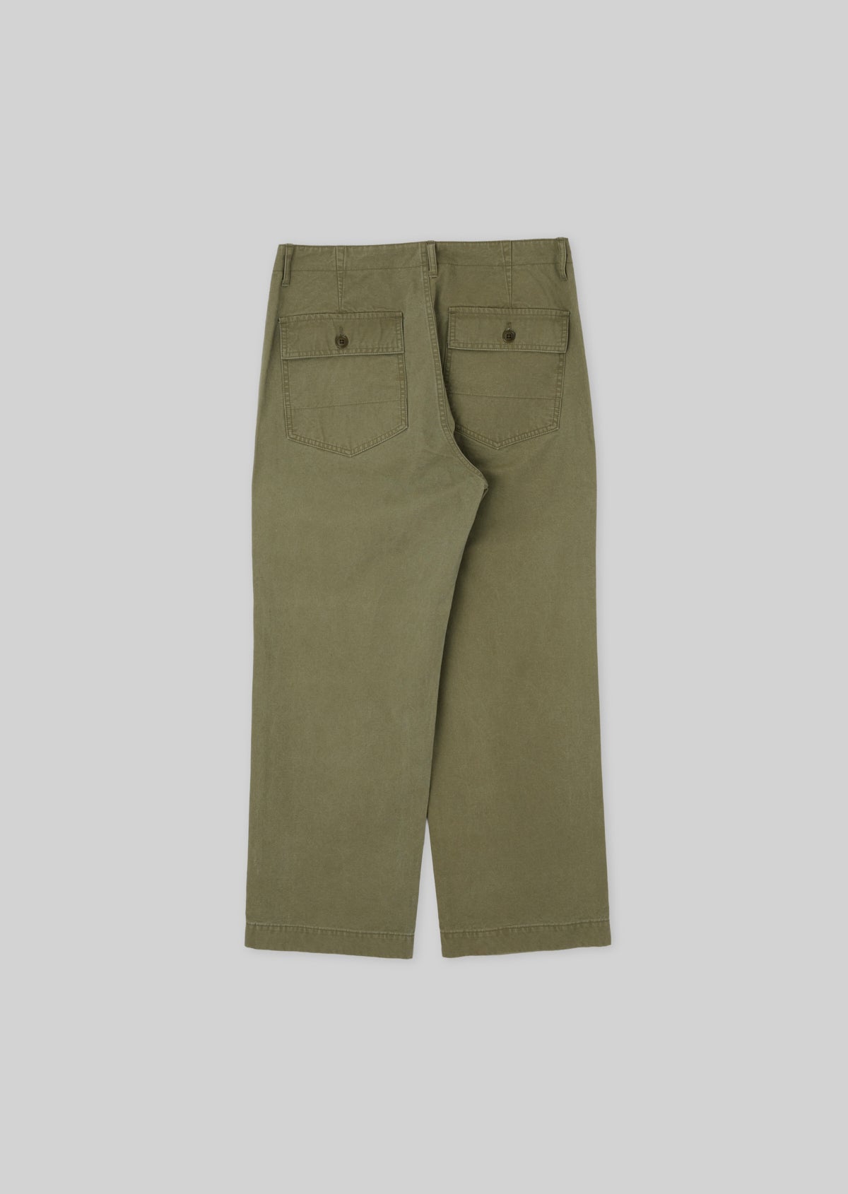 MILITARY CANVAS BAKER PANTS KHAKI 8063-1411