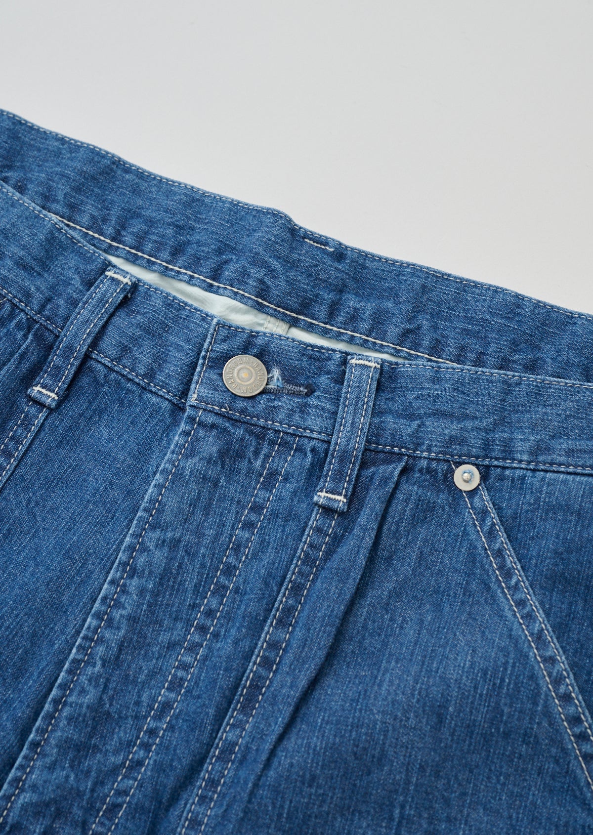 10oz LIGHT DENIM PAINTER PANTS	 MIDIUM INDIGO   8063-1413